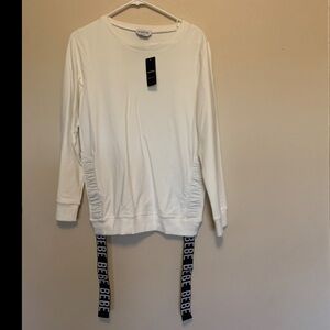 Bebe white sweatshirt